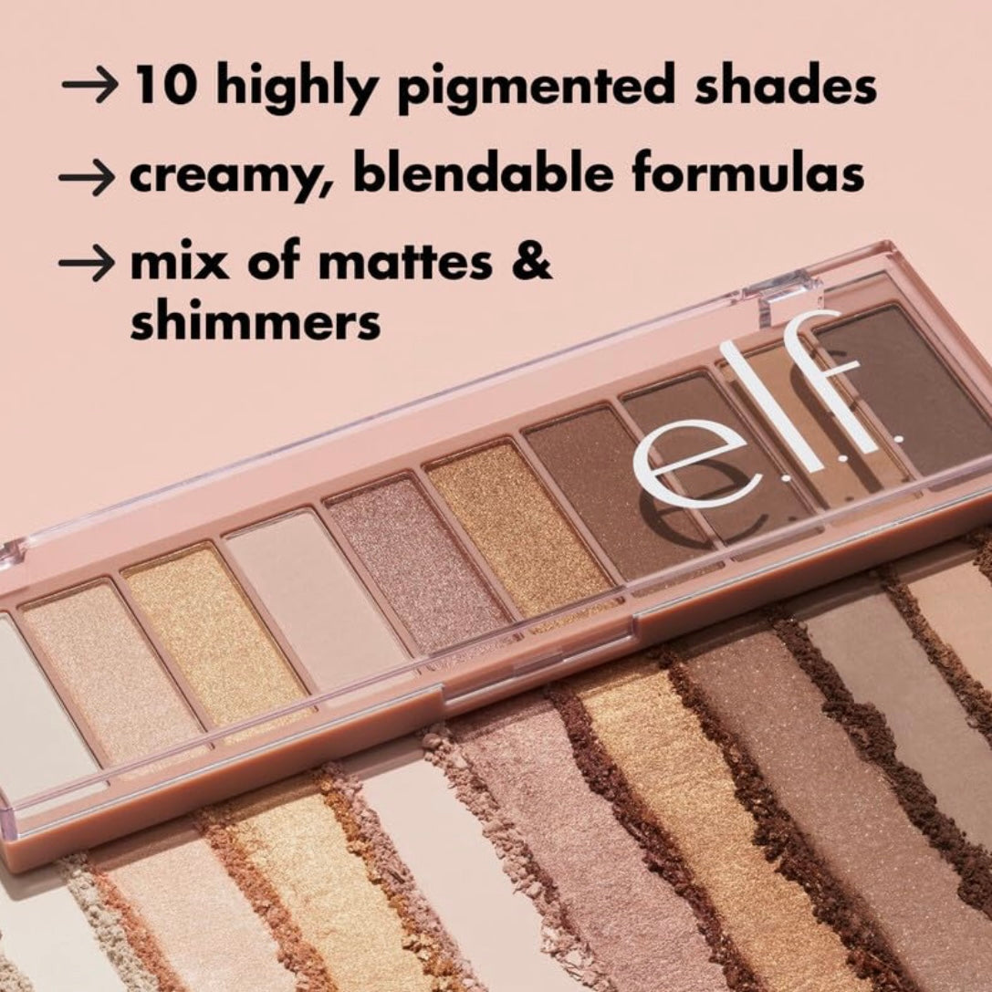 ELF Cosmetics- Perfect 10 Eyeshadow Palette- NUDE MOOD