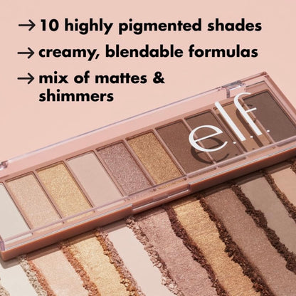 ELF Cosmetics- Perfect 10 Eyeshadow Palette- NUDE MOOD