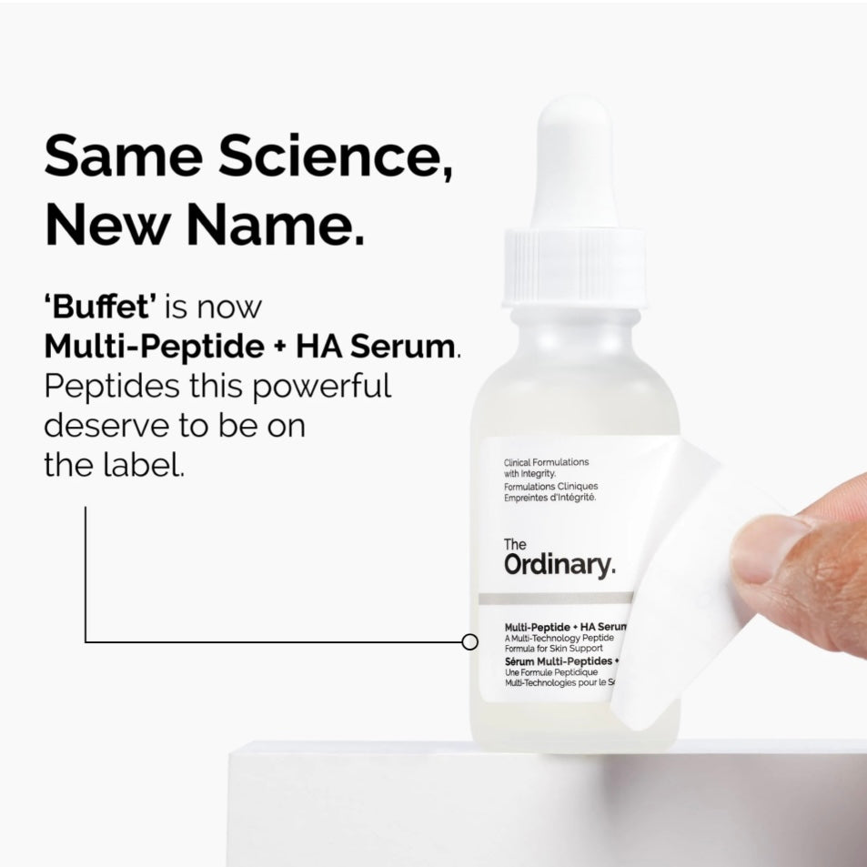 The Ordinary. Multi-Peptide + HA Serum