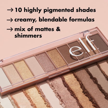 ELF Cosmetics- Perfect 10 Eyeshadow Palette- NUDE ROSE GOLD