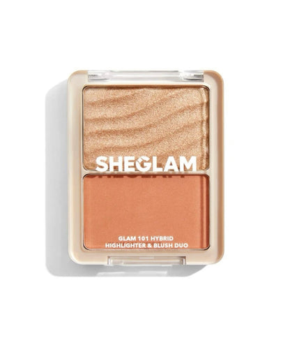 SheGlam Glam 101 Hybrid Highlighter & Blush Duo