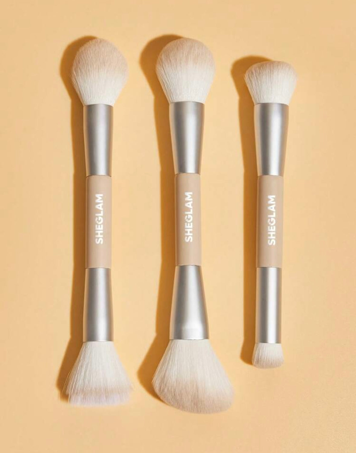 SheGlam Glam 101 Face Essentials Brush Set with Bag