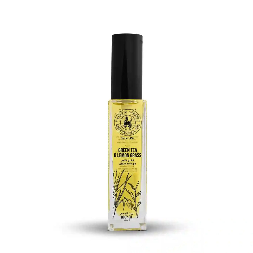 Green Tea & Lemon Grass Body Oil – 40ml