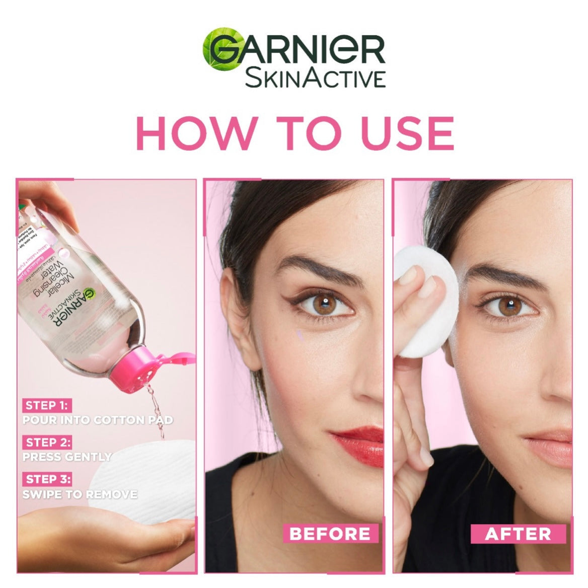 Garnier Micellar Water Facial Cleanser and Makeup Remover